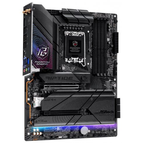 ASRock Phantom Gaming Z790 RIPTIDE WiFi / Intel Z790 / LGA1700 / 4x DDR5 DIMM / 5x M.2 / HDMI / DP / USB-C / ATX