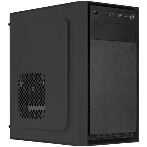 EUROCASE MicroT MC X104 / brez napajalnika / 2 x USB 2.0 / 1x USB 3.0 / črn