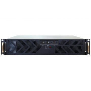   CHIEFTEC stojalo 19" 2U UNC-210T-B-U3-OP, brez napajanja, USB 3.0, črno