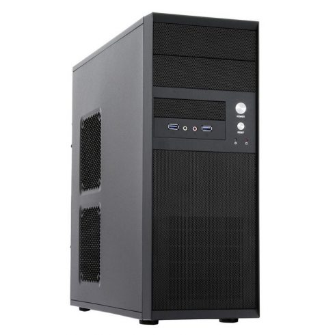 CHIEFTEC MidT CQ-01B-U3-OP / 2x USB 3.0/ brez napajalnika/ črn