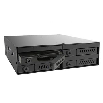   CHIEFTEC hrbtna plošča do 5,25" za 4x 2,5" SATA HDD/SDD (7-9,5 mm)