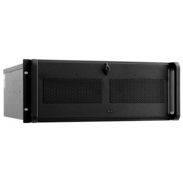   CHIEFTEC stojalo 19" 4U UNC-410S-B-U3, 400W napajalnik, USB 3.0, črn