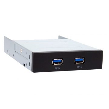 CHIEFTEC notranja škatla do 3,5", 2x USB3.0, črna