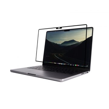   Moshi iVisor AG - Mat zaščita zaslona za MacBook Pro 14" (M3/M2/M1/2023-2021) (črna/prozorna/mat)