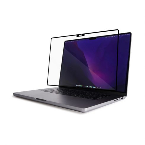 Moshi iVisor XT - Zaščita zaslona za MacBook Pro 16" (M3/M2/M1/2023-2021) (Črn okvir)