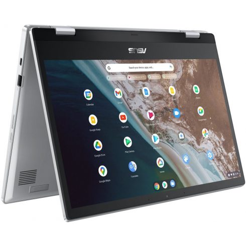 ASUS Chromebook CX1/ Flip/ N5100/ 8GB DDR4/ 128GB eMMC/ Intel UHD/ 14" FHD, dotik/ Chrome OS/ srebrn