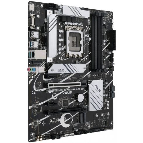 ASUS PRIME B760-PLUS D4 / Intel B760 / LGA1700 / 4x DDR4 / 3x M.2 / DP / HDMI / VGA / 1x USB-C / ATX