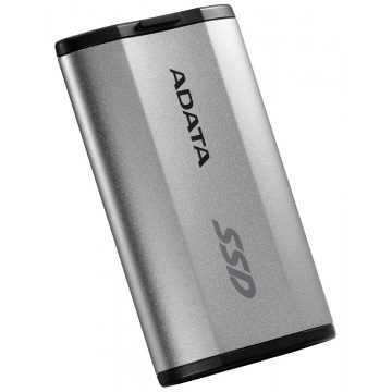   ADATA SD810 500GB SSD / Zunanji / USB 3.2 Type-C / 2000MB/s Branje/Pisanje / srebrno-siv