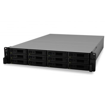   Synology RS3618xs 12-bay NAS, VMware®, Citrix®, Microsoft® Hyper-V®, rack 2U, 8 GB RAM, 2x USB 3.0, 4x GLAN, 2x Gen3 x8