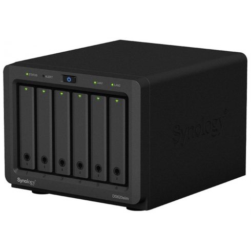 Synology DS620slim 6x SATA za 2,5" HD, 2GB RAM, 2x USB3.0, 2x Gb LAN,