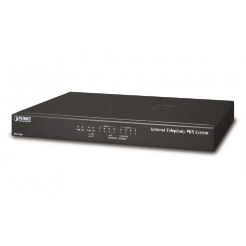 Planet IPX-2100, IP PBX, SIP Proxy, 2x reža za module, IVR, 100/30 uporabnikov, DID, BLF, FAX, Skype-SIP, VPN, CZ