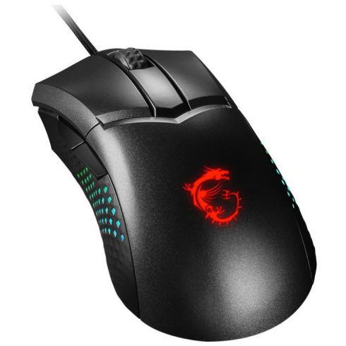 MSI igralna miška CLUTCH GM51 Lahka/ žična/ 26.000 dpi/ RGB osvetlitev ozadja/ 6 gumbov/ USB