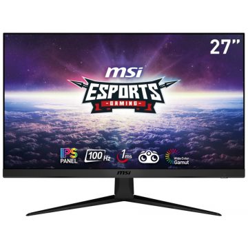   MSI Gaming G2712V/ 27"/ 1920x1080/ IPS/1ms/ 300cd/m2/ 1000:1/ HDMI/ DP/ črn