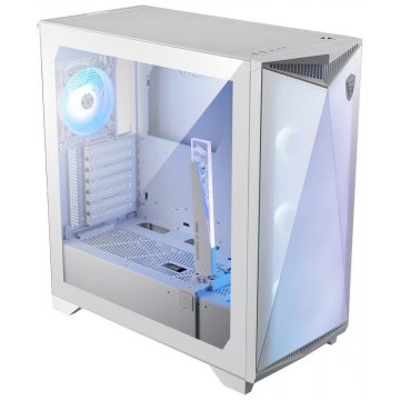   MSI omarica MPG GUNGNIR 300R AIRFLOW WHITE/ brez napajalnika/ bela/ levo kaljeno steklo/ 4x 120 mm A-RGB ventilator/ 1x USB-C/ 2x USB