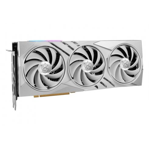 MSI GeForce RTX 4070 Ti SUPER 16G GAMING X SLIM WHITE / 16GB GDDR6X / PCI-E / 3x DP / HDMI