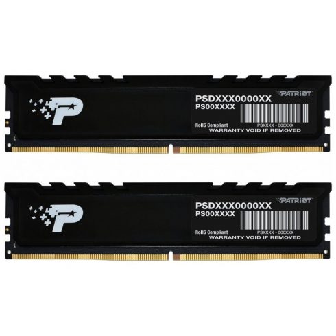 PATRIOT Signature Premium 32GB DDR5 5600MT/s / DIMM / CL46 / 1.1V / Kit 2x 16GB