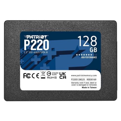 PATRIOT P220 128GB SSD / notranji / 2.5" / SATA 6Gb/s /