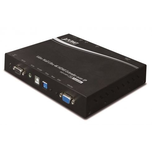 Planet IHD-410PT, HDMI video extender/video wall, transmitter, UHD-4K, multicast, IR, RS-232, PoE power power