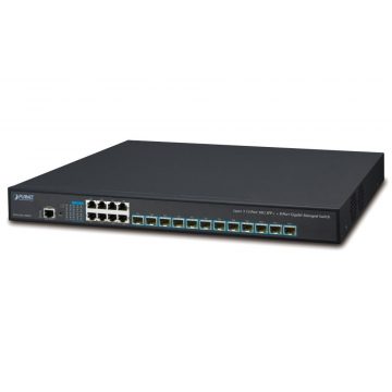   Stikalo Planet XGS-6350-12X8TR L3, 8x1Gb, 12x10Gb SFP+, QoS, 2x power-in