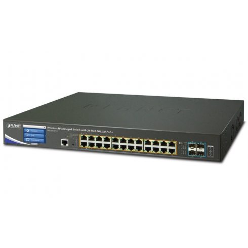 Planet WS-2864PVR, WLAN krmilnik za 64x AP, 4x 10Gb SFP+, 24x 1Gbps, PoE 802.3at 400W, L3 Web/SNMP, VLAN, ACL, IGMP