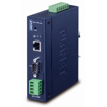   Industrijski pretvornik Planet RS-232/422/485 v IP, 1x COM, 1x 100Base-TX, 9-48VDC, -40~+75°C, IP30, SNMP+Telnet