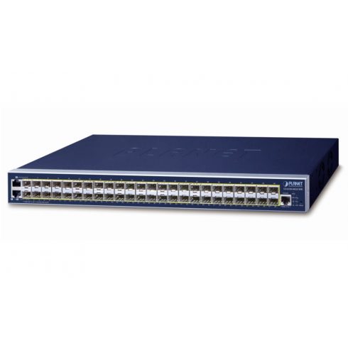 Stikalo Planet GS-6320-46S2C4XR L3, 2x1Gb, 46x1Gb SFP, 4x10Gb SFP+, 2x power-in