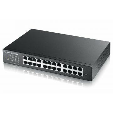   Planet GS-4210-24T4S L2 stikalo, 24x1Gb, 4x1Gb SFP, QoS, brez ventilatorja, 2x power-in