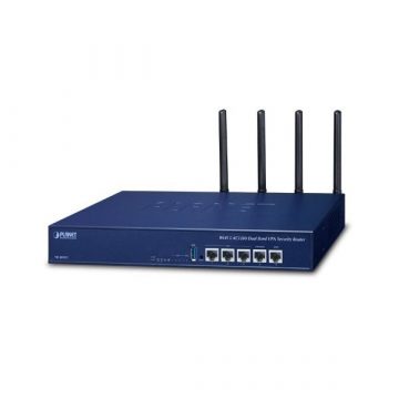   Planet VR-300W5 Enterprise usmerjevalnik/požarni zid VPN/VLAN/QoS/HA/AP krmilnik, 2xWAN(SD-WAN), 3xLAN, WiFi 802.11ac