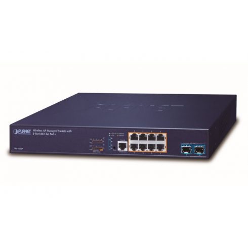 Planet WS-1032P, WLAN krmilnik za 32x AP, 8xGE, 2x 10G SFP+, PoE 802.3at 30/120W, VLAN, ACL, IGMP, MLD