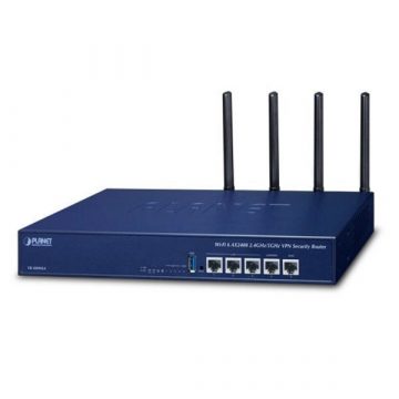   Planet VR-300W6A Enterprise usmerjevalnik/požarni zid VPN/VLAN/QoS/HA/AP krmilnik, 2xWAN(SD-WAN), 3xLAN, WiFi 802.11ax