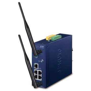   Planet IAP-1800AX Industrial WiFi AP dual 2.4/5GHz, 802.11ax 1800Mbps, VLAN, IP30, -40 do +75st, 9-54VDC