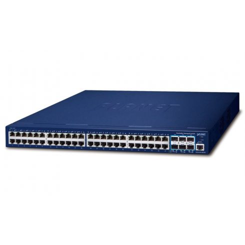 Stikalo Planet SGS-6310-48T6X L3, 48x1Gb, 6x10Gb SFP+, HW/IP stack, VSF/Cluster