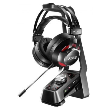   ADATA EMIX H30 Gaming slušalke + SOLOX F30 ojačevalec / 53mm gonilniki / 7.1 / 3.5mm jack / 3xUSB