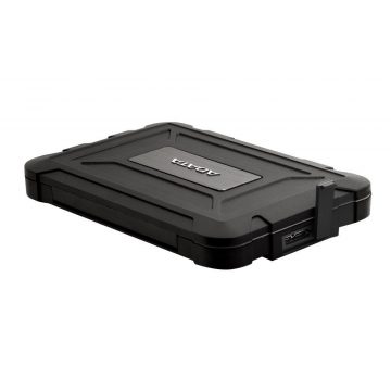   Škatla ADATA ED600 za 2,5" HDD/SSD / USB / SATA 3.0 / IP54 Vodo/prašno odporna / črna