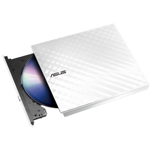 ASUS SDRW-08D2S-U LITE/WHITE/ Zunanji tanek/ DVD-RW/ bel/ USB