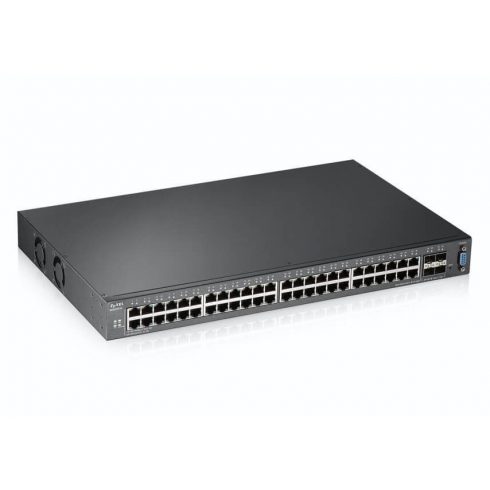 ZyXEL XGS2210-52 / 52-port / Managed Layer2+ / Gigabit Ethernet switch / 48x GLAN + + 4x 10GbE SFP+ ports / L2 multicast