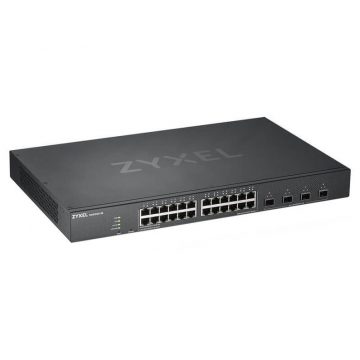   Zyxel XGS1930-28 - 28-portno pametno upravljano stikalo, 24x gigabitno bakreno omrežje, 4x 10G SFP+, hibridni način, samostojno ali NebulaFlex