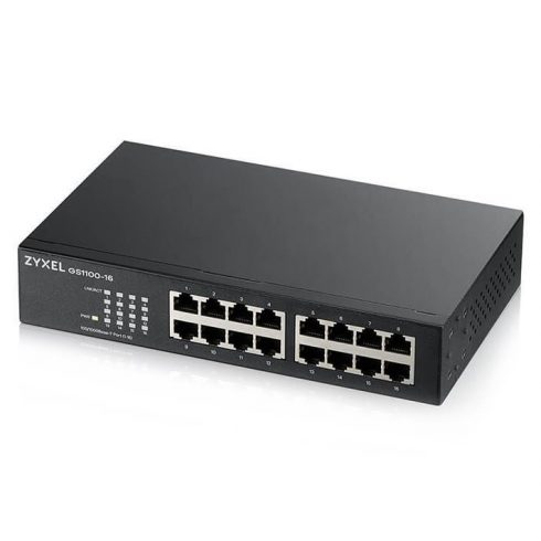 ZyXEL GS1100-24E, 24-portno 10/100/1000Mbps Gigabit Ethernet stikalo v3, brez ventilatorja, namizno