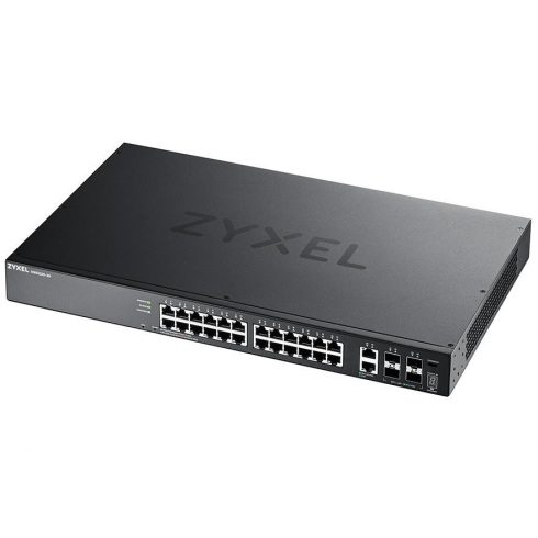 ZyXEL XGS2220-30, L3 Access Switch, 24x1G RJ45 2x10mG RJ45, 4x10G SFP+ Uplink, vklj. 1 leto NebulaFlex Pro