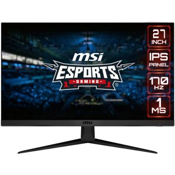   MSI Gaming G2712/ 27"/ 1920x1080/ IPS/ 1ms/ 170Hz/ 250cd/m2/ 1100:1/ HDMI/ DP/ črn