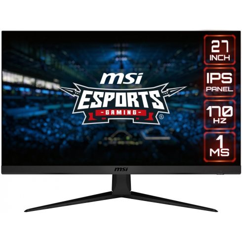 MSI Gaming G2712/ 27"/ 1920x1080/ IPS/ 1ms/ 170Hz/ 250cd/m2/ 1100:1/ HDMI/ DP/ črn