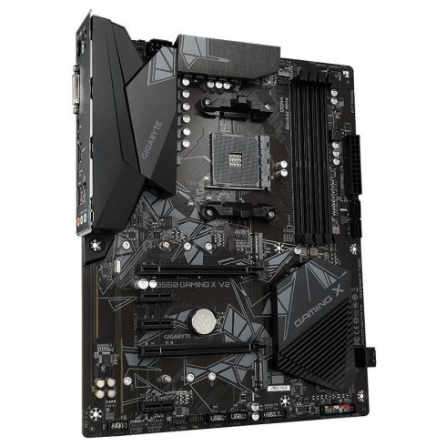 GIGABYTE B550 GAMING X V2 / AMD B550 / AM4 / 4x DDR4 / 2x M.2 / DVI-D / HDMI / ATX