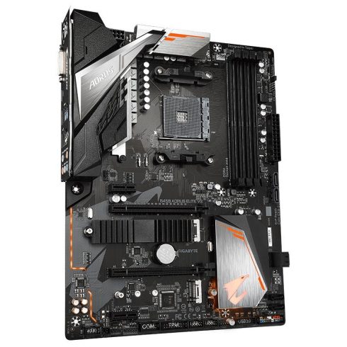 GIGABYTE B450 AORUS ELITE V2 / AMD B450 / AM4 / 4x DDR4 / DVI-D / HDMI / M.2 / ATX