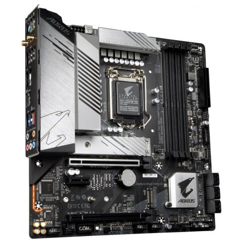 GIGABYTE B560M AORUS PRO AX / Intel B560 / LGA1200 / 4x DDR4 / 2x M.2 / HDMI / DP / USB-C / WiFi / mATX