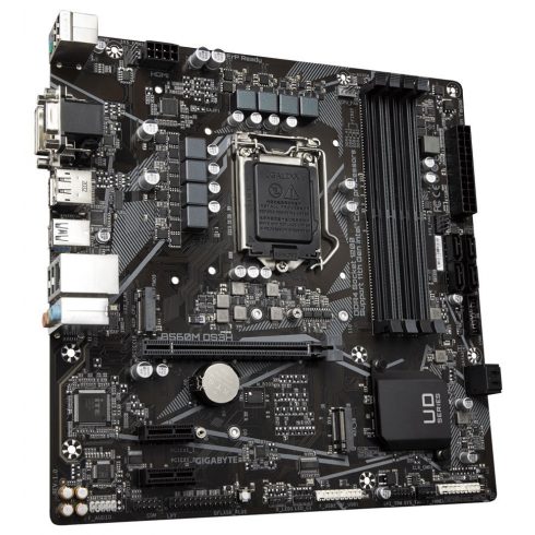 GIGABYTE B560M DS3H / Intel B560 / LGA1200 / 4x DDR4 / 2x M.2 / VGA / DVI-D / HDMI / DP / USB-C / mATX