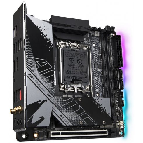 GIGABYTE B760I AORUS PRO DDR4 / Intel B760 / LGA1700 / 2x DDR4 / 2x M.2 / DP / HDMI / USB-C / WiFi / Mini-ITX