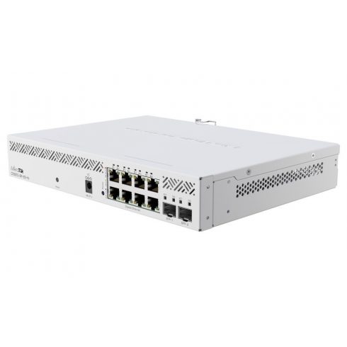 MikroTik upravljano stikalo CSS610-8P-2S+IN 8x GbE PoE+, 2x 10Gb SFP+, SwOS, PSU (PoE proračun 140W)