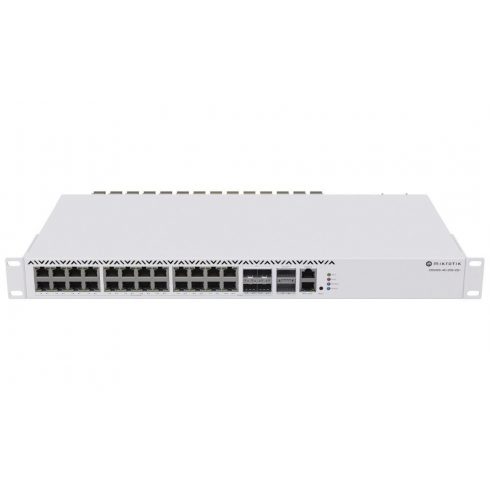 MikroTik Cloud Router Switch CRS326-4C+20G+2Q+RM 650MHz, 2x 40 Gbps QSFP+, 20x 2,5 Gbps LAN, 4x Combo, L6, 2x PSU, 1U