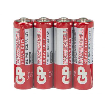   82-631# Cink karbonska baterija AA 1.5 R6 GP Powercell folija 4 kos