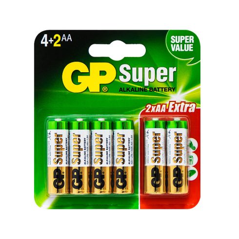 8940# Alkalna baterija AA 1.5 LR6 GP super